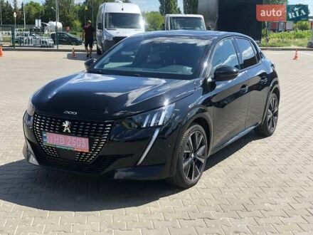 Чорний Пежо e-208, об'ємом двигуна 0 л та пробігом 2 тис. км за 17500 $, фото 1 на Automoto.ua