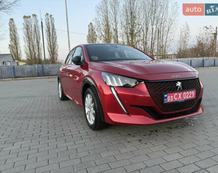 Красный Пежо e-208, объемом двигателя 0 л и пробегом 76 тыс. км за 14950 $, фото 1 на Automoto.ua