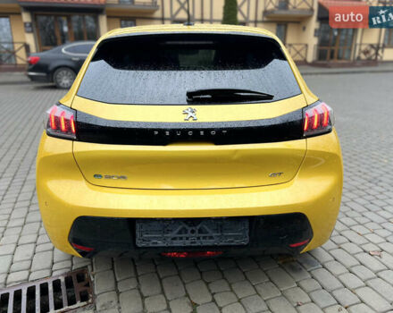 Жовтий Пежо e-208, об'ємом двигуна 0 л та пробігом 55 тис. км за 13700 $, фото 7 на Automoto.ua
