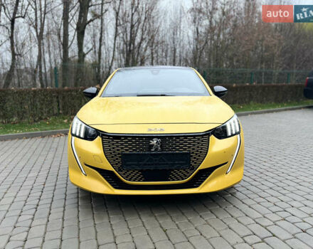 Жовтий Пежо e-208, об'ємом двигуна 0 л та пробігом 55 тис. км за 13700 $, фото 1 на Automoto.ua