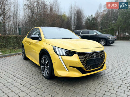 Жовтий Пежо e-208, об'ємом двигуна 0 л та пробігом 55 тис. км за 13700 $, фото 1 на Automoto.ua