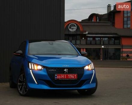 Синий Пежо e-208, объемом двигателя 0 л и пробегом 110 тыс. км за 13600 $, фото 1 на Automoto.ua