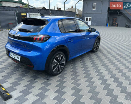 Синий Пежо e-208, объемом двигателя 0 л и пробегом 4 тыс. км за 16700 $, фото 5 на Automoto.ua