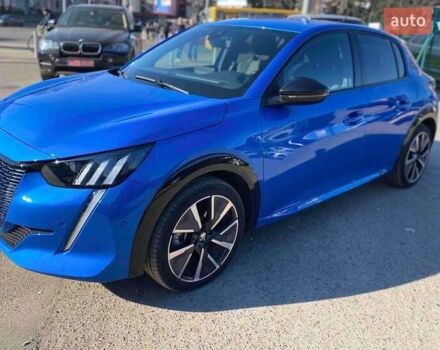 Синій Пежо e-208, об'ємом двигуна 0 л та пробігом 15 тис. км за 16650 $, фото 2 на Automoto.ua