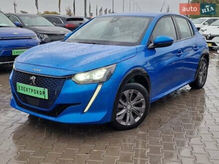 Синий Пежо e-208, объемом двигателя 0 л и пробегом 57 тыс. км за 13900 $, фото 1 на Automoto.ua