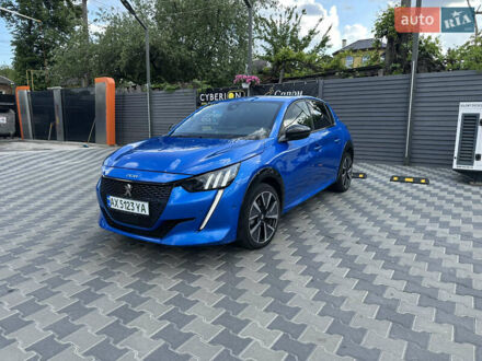 Синій Пежо e-208, об'ємом двигуна 0 л та пробігом 4 тис. км за 16700 $, фото 1 на Automoto.ua