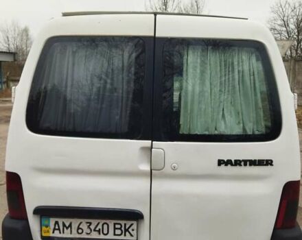 Белый Пежо Partner, объемом двигателя 1.9 л и пробегом 500 тыс. км за 1850 $, фото 3 на Automoto.ua