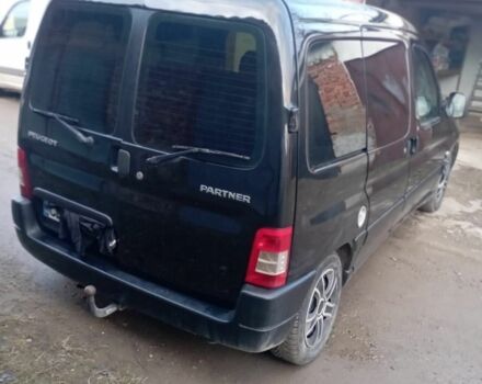 Черный Пежо Partner, объемом двигателя 1.6 л и пробегом 366 тыс. км за 4100 $, фото 1 на Automoto.ua