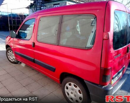 Красный Пежо Partner, объемом двигателя 1.9 л и пробегом 260 тыс. км за 2700 $, фото 12 на Automoto.ua