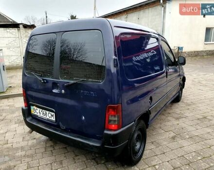 Синий Пежо Partner, объемом двигателя 1.91 л и пробегом 222 тыс. км за 1500 $, фото 4 на Automoto.ua