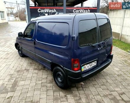 Синий Пежо Partner, объемом двигателя 1.91 л и пробегом 222 тыс. км за 1500 $, фото 7 на Automoto.ua