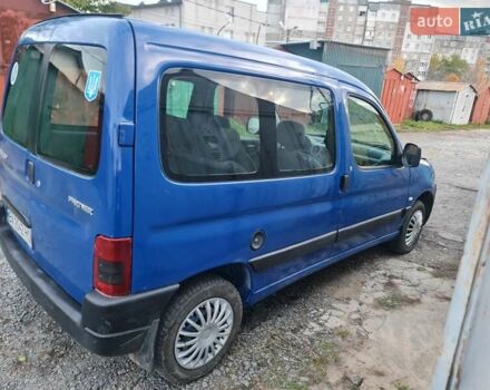 Синий Пежо Partner, объемом двигателя 1.87 л и пробегом 295 тыс. км за 3800 $, фото 4 на Automoto.ua