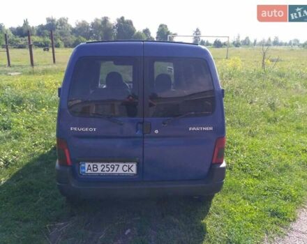 Синий Пежо Partner, объемом двигателя 2 л и пробегом 307 тыс. км за 3300 $, фото 3 на Automoto.ua