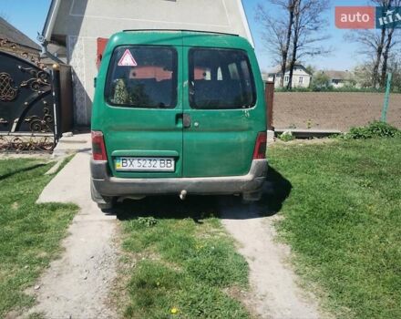 Зеленый Пежо Partner, объемом двигателя 1.91 л и пробегом 494 тыс. км за 2200 $, фото 4 на Automoto.ua