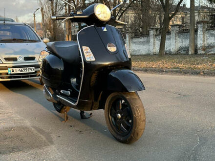 Черный Пиаджо Vespa, объемом двигателя 0.05 л и пробегом 30 тыс. км за 1650 $, фото 1 на Automoto.ua