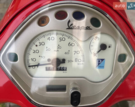 Красный Пиаджо Vespa, объемом двигателя 0.5 л и пробегом 18 тыс. км за 1500 $, фото 17 на Automoto.ua