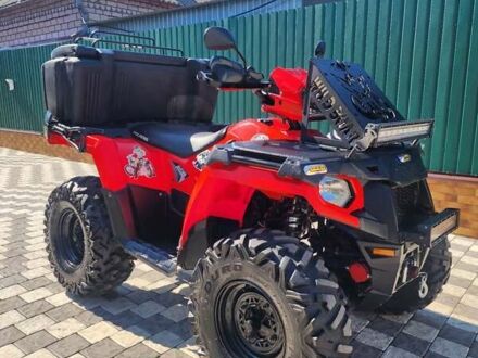 Красный Поларис Sportsman Touring 570, объемом двигателя 0.57 л и пробегом 7 тыс. км за 6500 $, фото 1 на Automoto.ua