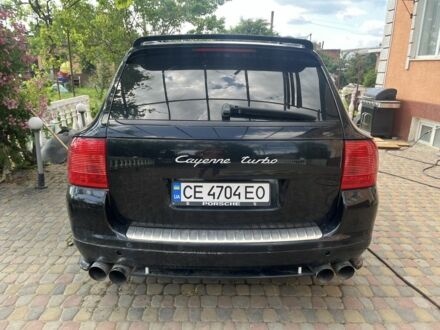 Черный Порше Каен Турбо С, объемом двигателя 4.5 л и пробегом 190 тыс. км за 5207 $, фото 1 на Automoto.ua
