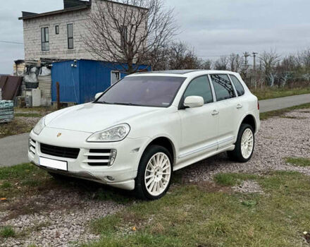 Белый Порше Каен, объемом двигателя 4.81 л и пробегом 160 тыс. км за 9500 $, фото 1 на Automoto.ua