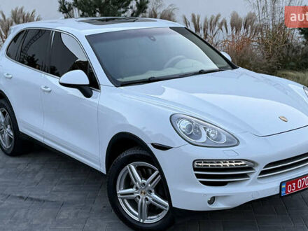 Порше Каен 2014 в Луцке на Automoto.ua Белый Порше Каен, объемом двигателя 3 л и пробегом 187 тыс. км за 22400 $, фото 1 на Automoto.ua
