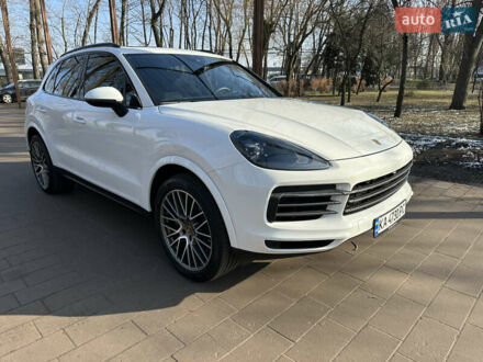 Порше Cayenne 2022 у Києві на Automoto.ua Білий Порше Cayenne, об'ємом двигуна 3 л та пробігом 54 тис. км за 63200 $, фото 1 на Automoto.ua
