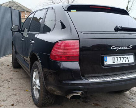 Черный Порше Каен, объемом двигателя 4.5 л и пробегом 240 тыс. км за 6700 $, фото 3 на Automoto.ua
