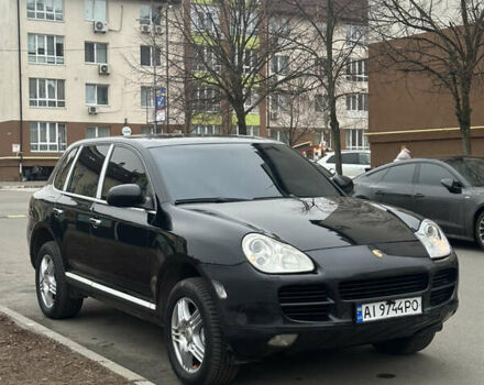 Черный Порше Каен, объемом двигателя 4.51 л и пробегом 157 тыс. км за 7000 $, фото 1 на Automoto.ua