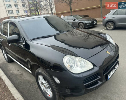 Черный Порше Каен, объемом двигателя 4.51 л и пробегом 157 тыс. км за 7000 $, фото 10 на Automoto.ua