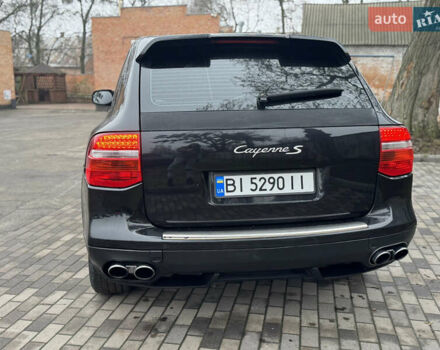 Черный Порше Каен, объемом двигателя 4.81 л и пробегом 195 тыс. км за 6900 $, фото 9 на Automoto.ua