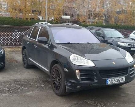 Черный Порше Каен, объемом двигателя 4.8 л и пробегом 170 тыс. км за 10400 $, фото 2 на Automoto.ua