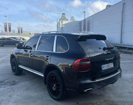 Черный Порше Каен, объемом двигателя 4.8 л и пробегом 190 тыс. км за 8000 $, фото 2 на Automoto.ua