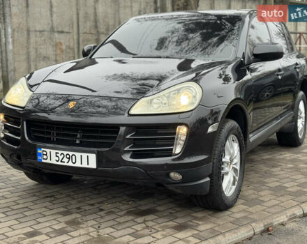 Черный Порше Каен, объемом двигателя 4.81 л и пробегом 195 тыс. км за 6900 $, фото 1 на Automoto.ua