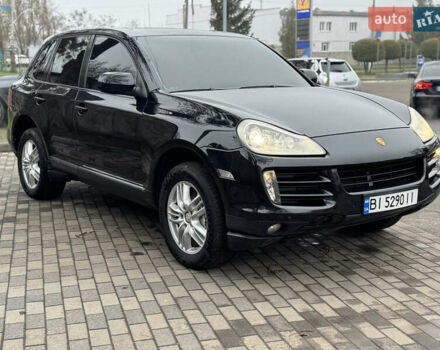 Черный Порше Каен, объемом двигателя 4.81 л и пробегом 195 тыс. км за 6900 $, фото 2 на Automoto.ua