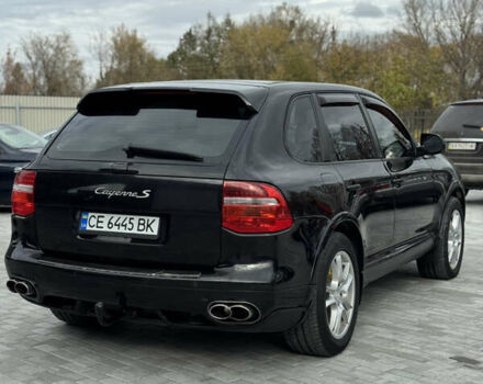 Порше Cayenne 2007 у Чернівцях на Automoto.ua Чорний Порше Cayenne, об'ємом двигуна 4.8 л та пробігом 206 тис. км за 9700 $, фото 3 на Automoto.ua