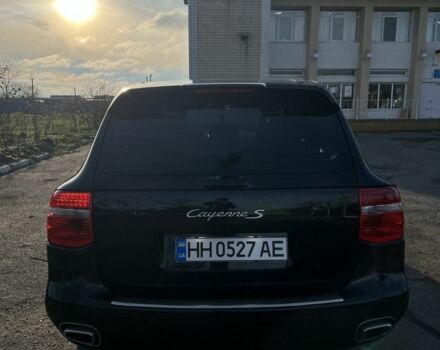 Черный Порше Каен, объемом двигателя 4.8 л и пробегом 136 тыс. км за 9000 $, фото 4 на Automoto.ua