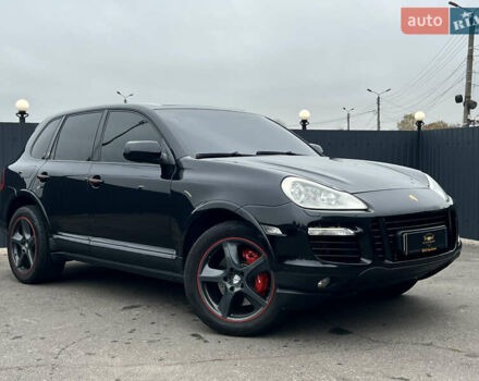 Черный Порше Каен, объемом двигателя 4.81 л и пробегом 222 тыс. км за 9500 $, фото 1 на Automoto.ua