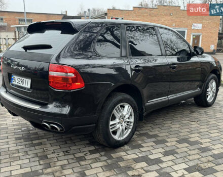 Черный Порше Каен, объемом двигателя 4.81 л и пробегом 195 тыс. км за 6900 $, фото 6 на Automoto.ua