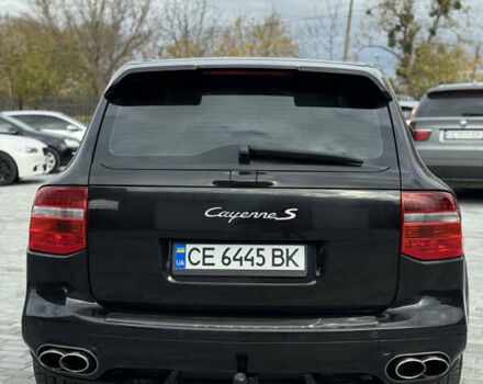 Порше Cayenne 2007 у Чернівцях на Automoto.ua Чорний Порше Cayenne, об'ємом двигуна 4.8 л та пробігом 206 тис. км за 9700 $, фото 4 на Automoto.ua
