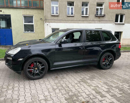 Черный Порше Каен, объемом двигателя 4.81 л и пробегом 148 тыс. км за 9000 $, фото 2 на Automoto.ua