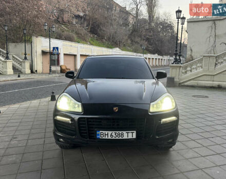 Черный Порше Каен, объемом двигателя 4.81 л и пробегом 140 тыс. км за 8000 $, фото 2 на Automoto.ua