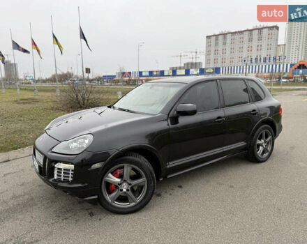 Черный Порше Каен, объемом двигателя 4.8 л и пробегом 216 тыс. км за 12500 $, фото 1 на Automoto.ua