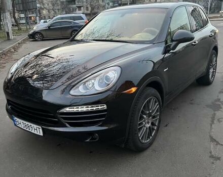 Черный Порше Каен, объемом двигателя 3 л и пробегом 224 тыс. км за 27500 $, фото 2 на Automoto.ua
