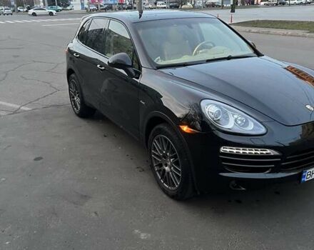 Черный Порше Каен, объемом двигателя 3 л и пробегом 224 тыс. км за 27500 $, фото 1 на Automoto.ua