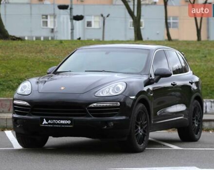 Черный Порше Каен, объемом двигателя 3 л и пробегом 103 тыс. км за 32000 $, фото 2 на Automoto.ua