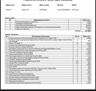 Чорний Порше Cayenne, об'ємом двигуна 3.6 л та пробігом 245 тис. км за 35550 $, фото 26 на Automoto.ua