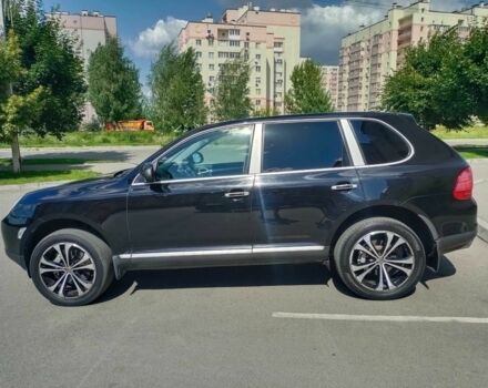 Черный Порше Каен, объемом двигателя 4.5 л и пробегом 340 тыс. км за 7400 $, фото 1 на Automoto.ua