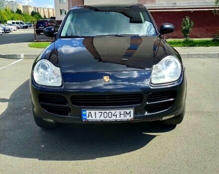 Черный Порше Каен, объемом двигателя 4.5 л и пробегом 312 тыс. км за 9100 $, фото 1 на Automoto.ua
