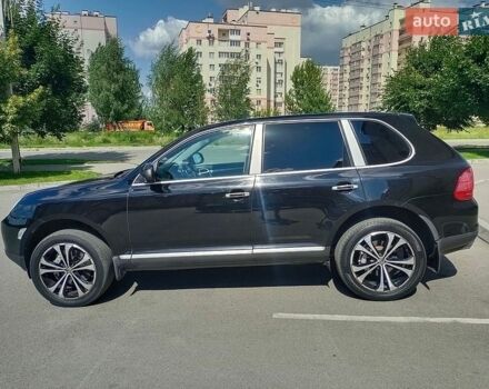 Черный Порше Каен, объемом двигателя 4.51 л и пробегом 312 тыс. км за 6020 $, фото 1 на Automoto.ua