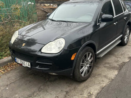 Порше Cayenne 2004 у Києві на Automoto.ua Чорний Порше Cayenne, об'ємом двигуна 4.5 л та пробігом 207 тис. км за 6500 $, фото 1 на Automoto.ua