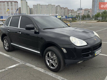 Порше Каен 2004 в Киеве на Automoto.ua Черный Порше Каен, объемом двигателя 4.5 л и пробегом 234 тыс. км за 5999 $, фото 1 на Automoto.ua